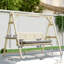 Balancelle de jardin d'extérieur en bois-1429593217