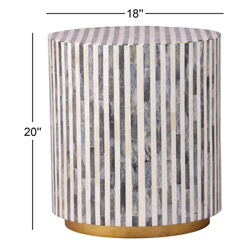 Demson End Table, Gray