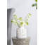 Vase de table en céramique blanc cassé-21250316