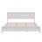 Platform Bed, White Solid Wood-2046963512