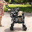 Poussette pour chien avec poussette réglable-101824082