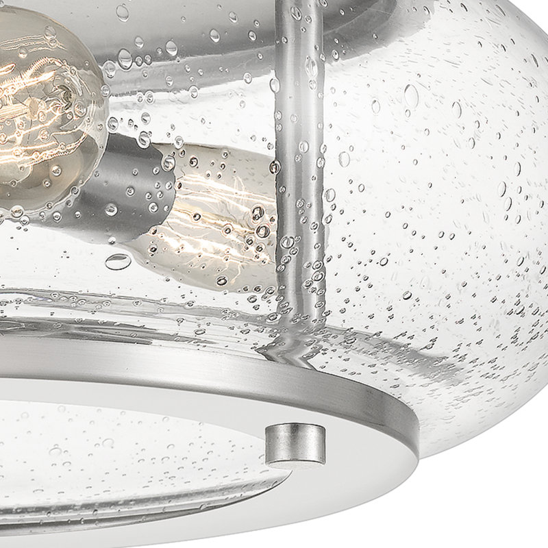 Spofford Glass Spotlight, Brushed Nickel