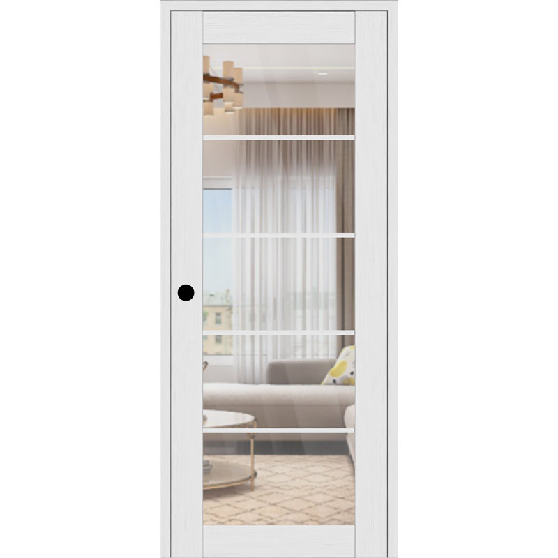 Verre transparent en bois manufacturé Palladio 5 Lite, 27,75 po x 83,23 po, Gauche