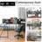 Quinones L-Shaped Metal Base Computer Desk-984274743