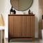 Armoire d'appoint 2 portes avec tablette réglable Dejesus H 32,4 "-346449918