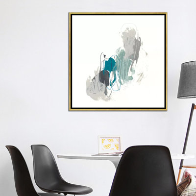 "Teal gesture II" par June Erica vess, reproduction d’art