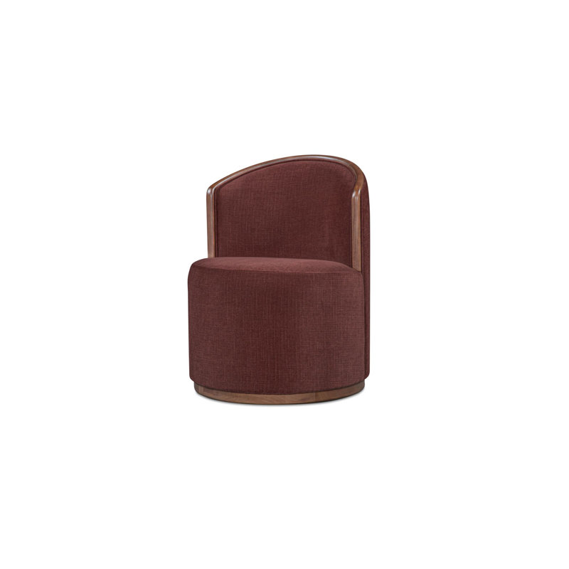 Rossi Swivel Dining Chair Cream, Purple