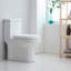 Siège de toilette rond assez fermé