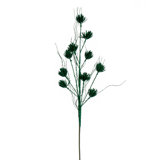 Vickerman 30" Seafoam Mini Flower Glitter Spray, 6 per bag.