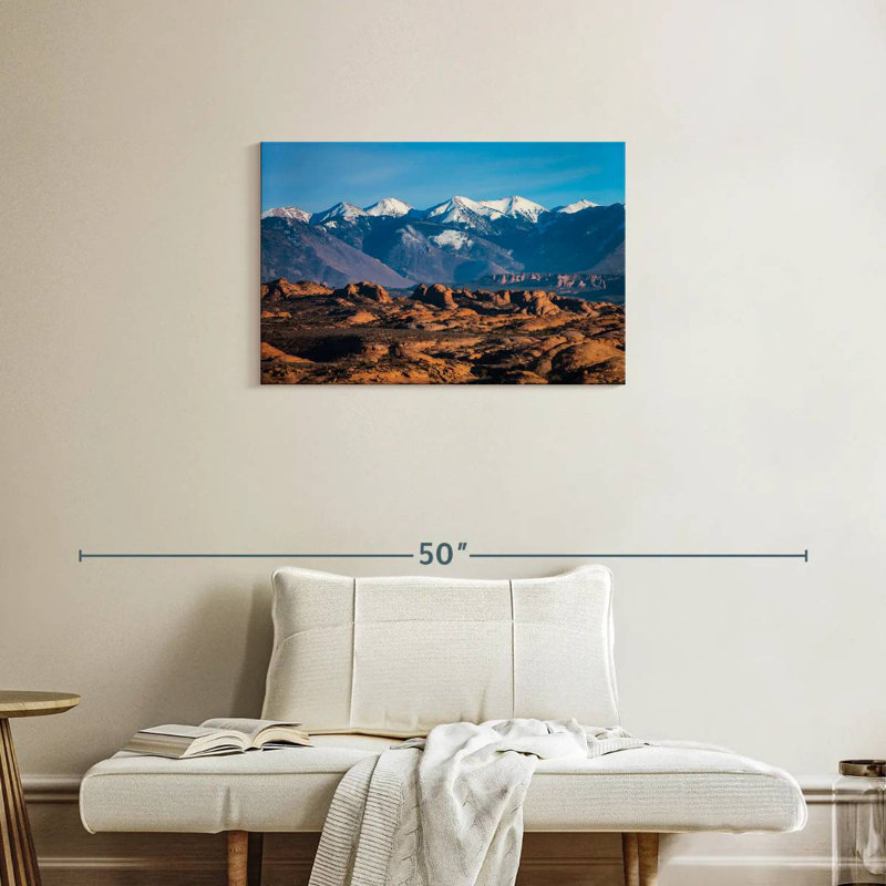 Paysage de montagne Alvord La Sal, H 20 po x l 30 po