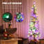 Arbre de Noël 6 pi avec crayons pré-éclairés-1720884456