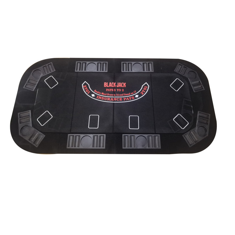 Table de poker pliable INO Design, Noir