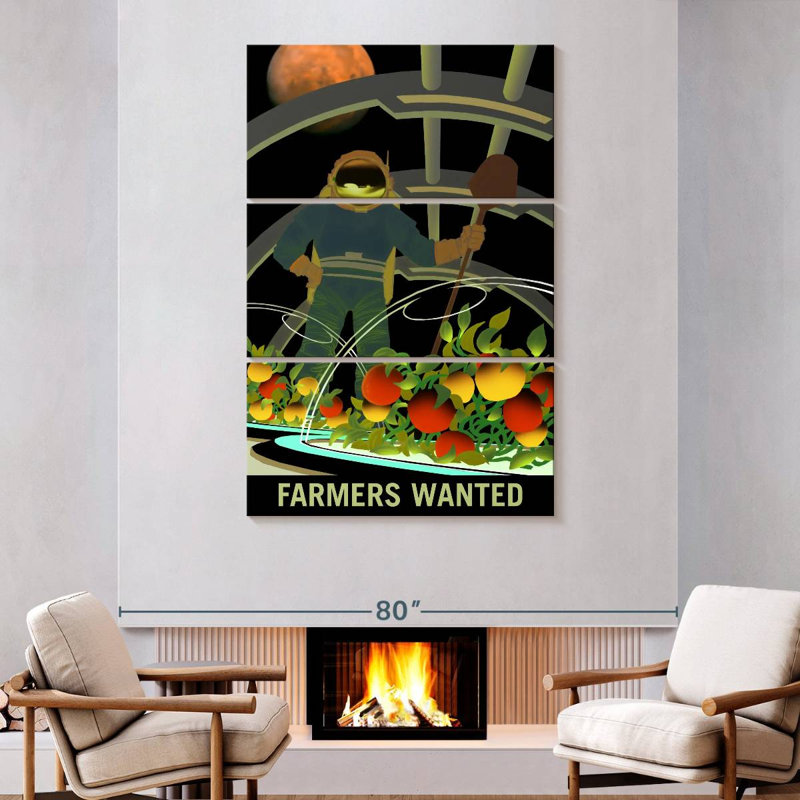 Mars Explorers Wanted, affiche V, H 74 po x l 48 po