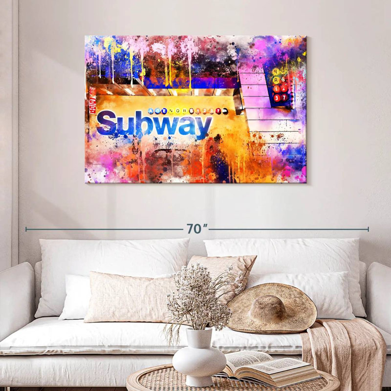 Ravi Subway I, H 30 po x l 45 po