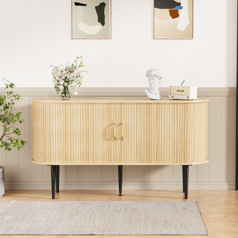 Commode 5 tiroirs Baez, Café