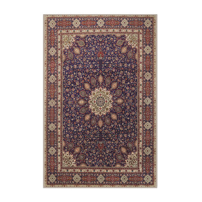 Tapis traditionnel rouge / bleu Dollman