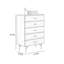 Commode d'appoint rétro en acier inoxydable noir