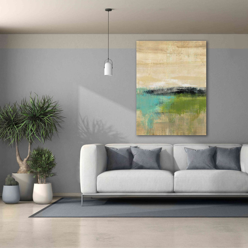 «Spring Valley III» par Silvia Vassileva, art mural sur toile, H 54 po x l 40 po x P 1,5 po