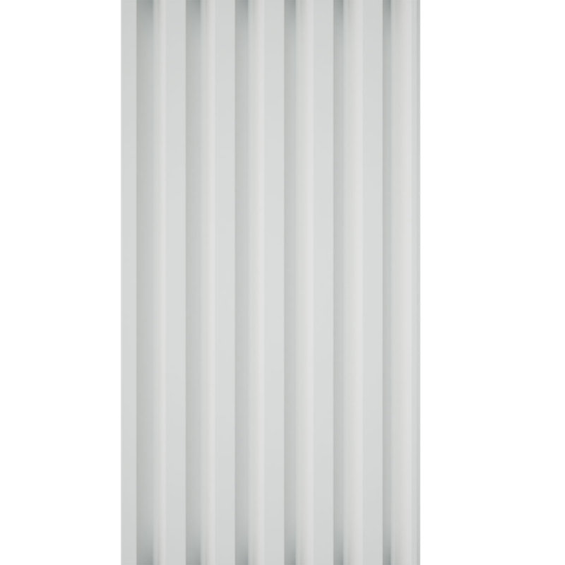 Panneau mural cannelé Endurathane, l 11 3/4 po x L 94 1/2 po, apprêté en usine