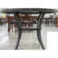 Ensemble de salle à manger moderne et classique en bois naturel Table de salle à manger ronde 4X Chaises d'appoint en tissu gris anthracite