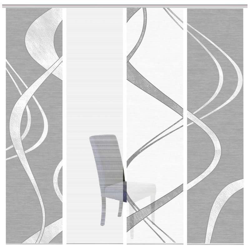 Peraza Semi Sheer Curtain Panel Pair