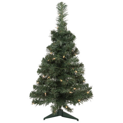 Sapin de Noël artificiel mince 2 pi pré-éclairé Blackwater