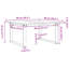 vidaXL Coffee Table O-Frame Solid Wood Pine and Steel-106216137
