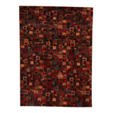 Kaschkuli Hand Knotted Wool Patchwork Area Rug