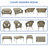 Yamada 4 - Person Patio Conversation Set with Cushions-37026430-37026428
