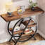 Console rectangulaire en bois massif noyer-131378966