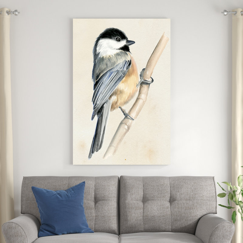 Petit oiseau sur une branche II, H 48 po x l 32 po x P 1,25 po
