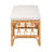 Breckynn Polyester Blend Upholstered Rattan Bench