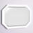 Aubry Wood Flat Wall Mirror