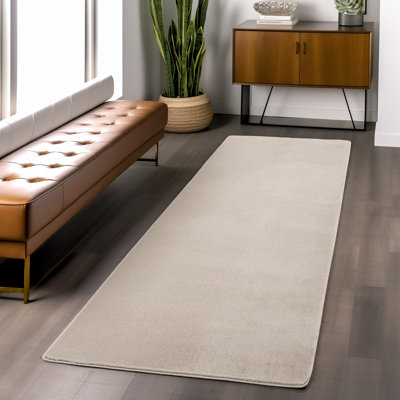 Solid Colour Knitted Area Rug