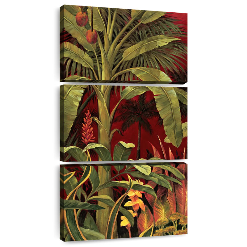 Bali Garden I, 27" H x 12" W