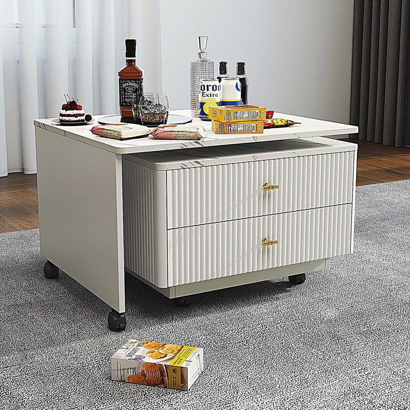 Extendable Coffee Table with Storage