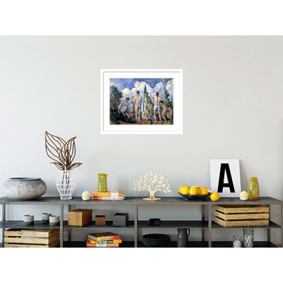 The Bathers by Paul Cézanne -Framed Giclee Print
