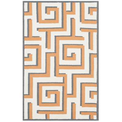 Naya Hand Hooked Performance Geometric Rug