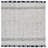 Manhattan Hand Woven Wool/Cotton Solid Color Rug in Ivory/Black-461980273