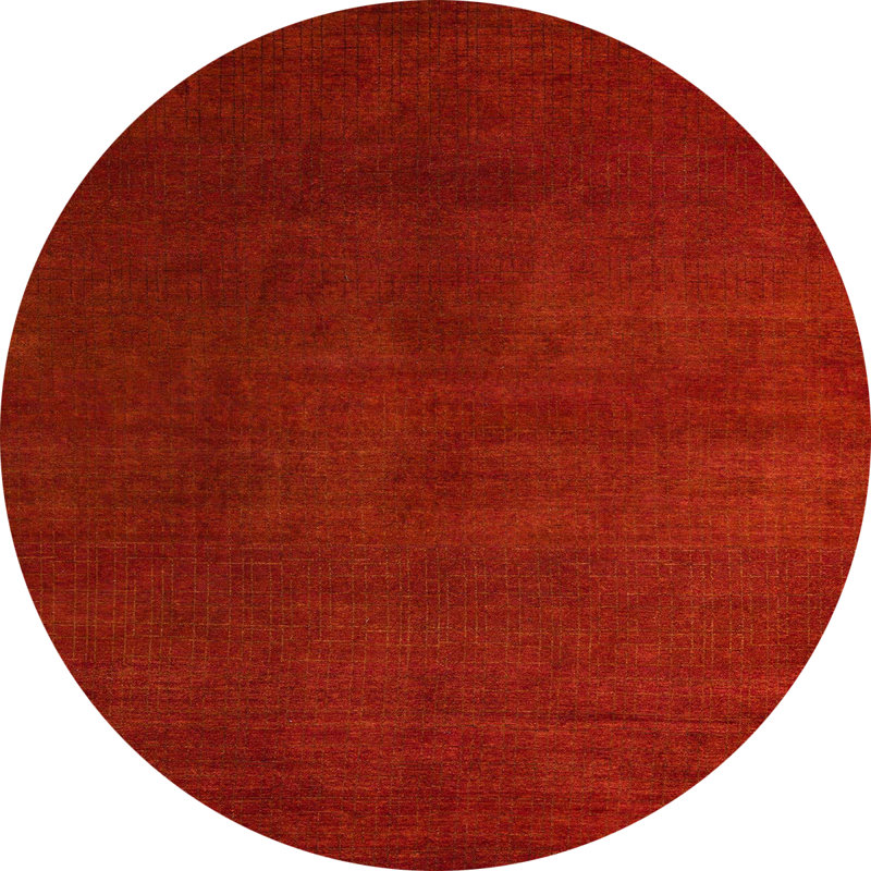 Abstract Indoor Rug, Round 6'