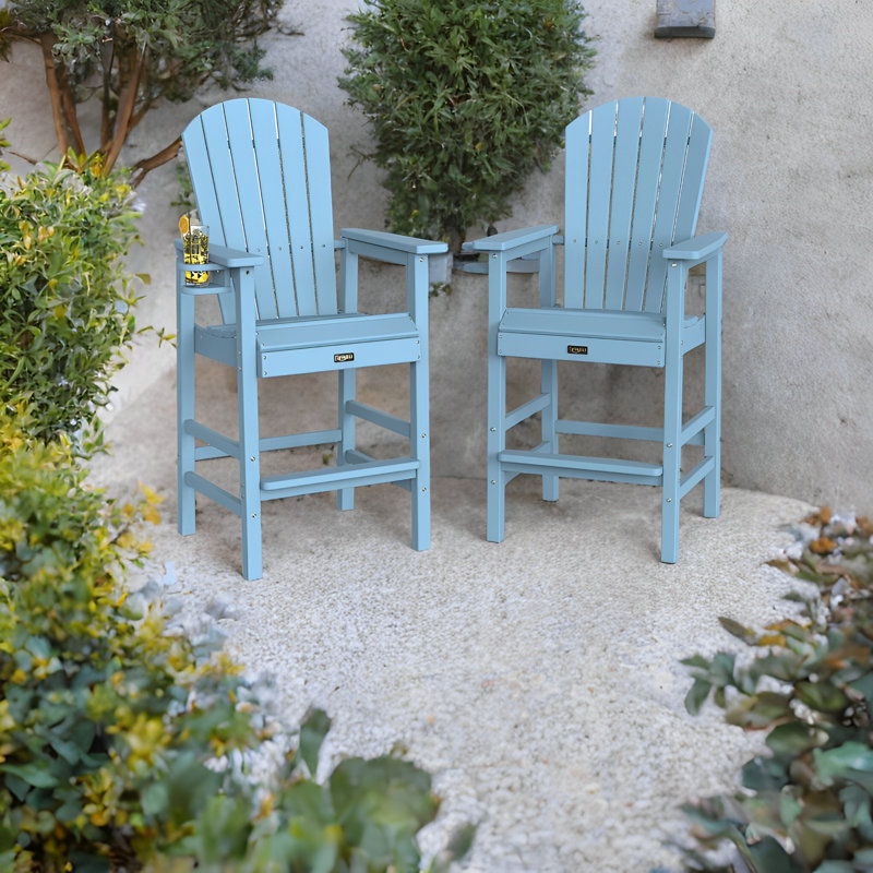 Tabouret de bar 28,3 po Montour, Bleu