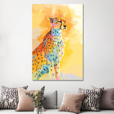 «Cheetah Wild Grace», impression sur toile tendue