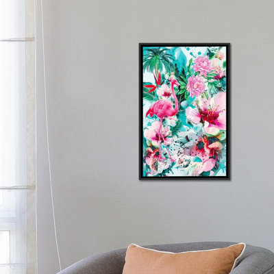 « tropical life », impression sur toile