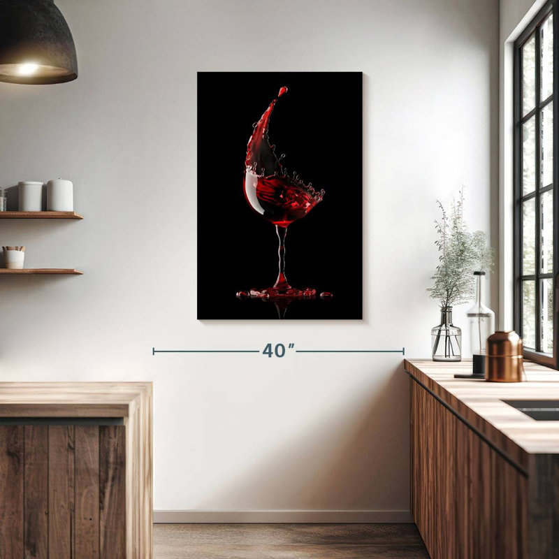 Verre à vin rouge Yarlin, H 39 po x l 26 po