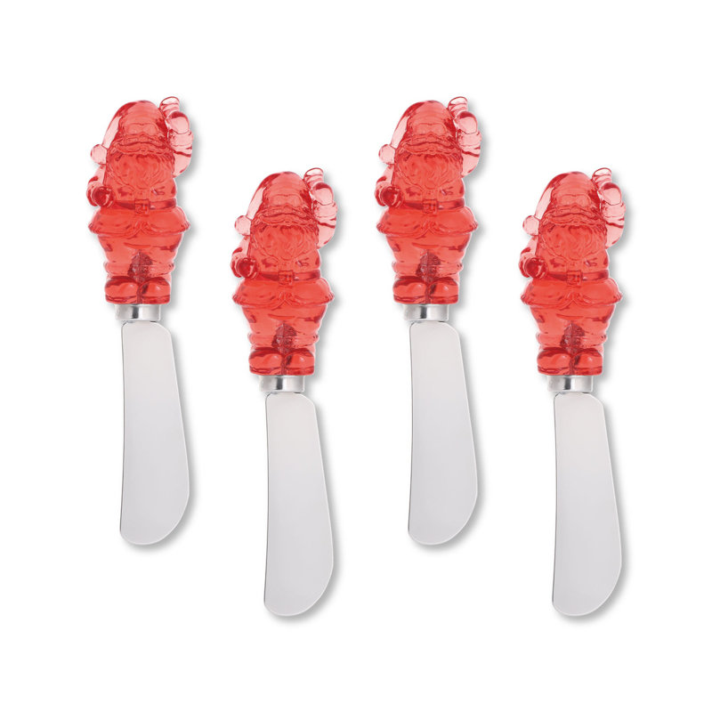 Kris Kringle Transparent Polyresin Cheese Spreader, S4