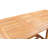 Chenai Rectangular  A-Grade Teak Wood Extendable Outdoor Dining Table With Umbrella Hole , 118'' in. W 47'' in. D