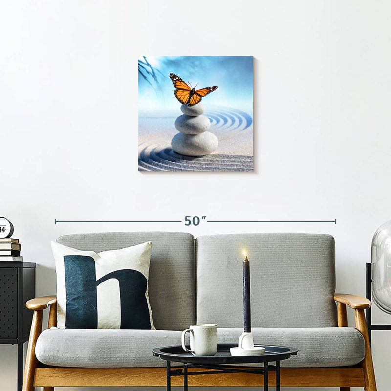 Crowle Zen Garden Orange Butterfly