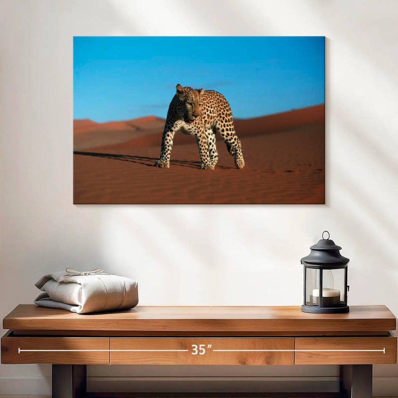 Crowle Desert Leopard, 16" H x 24" W