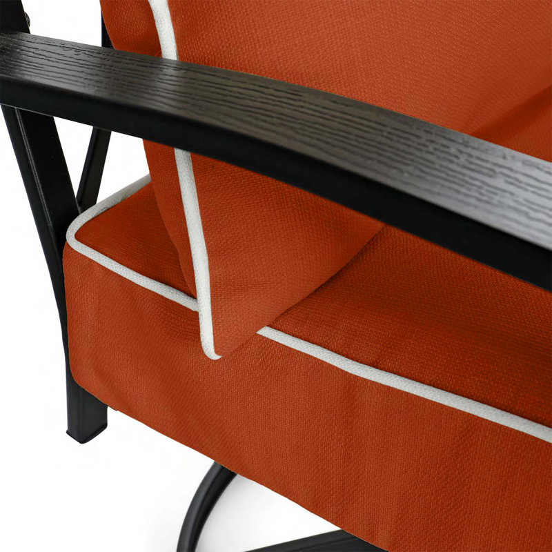 Coussin de siège intérieur / extérieur Wendin, Orange brûlé
