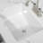 Rectangular Deep Ceramic Lavatory Vanity Sink - Pure White, Low Water Absorption, Easy Maintenance Feature White Rectangular, Bowl, To Stains And